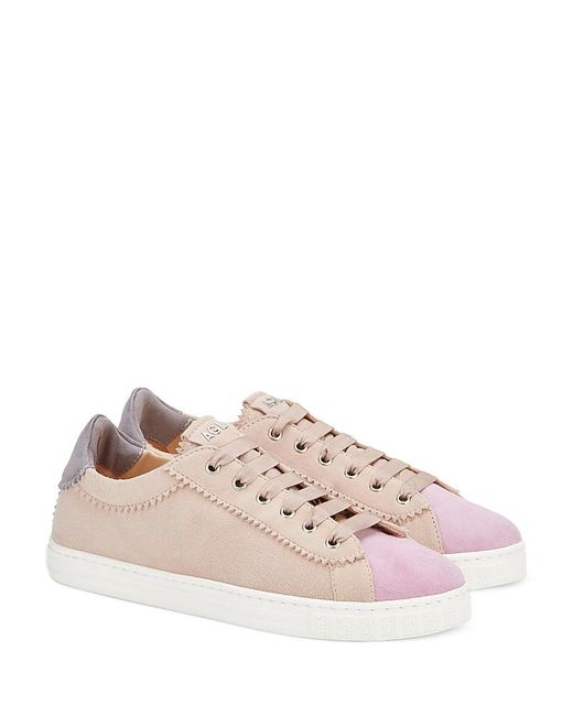 Agl Attilio Giusti Leombruni Pink Sade Low Top Sneakers