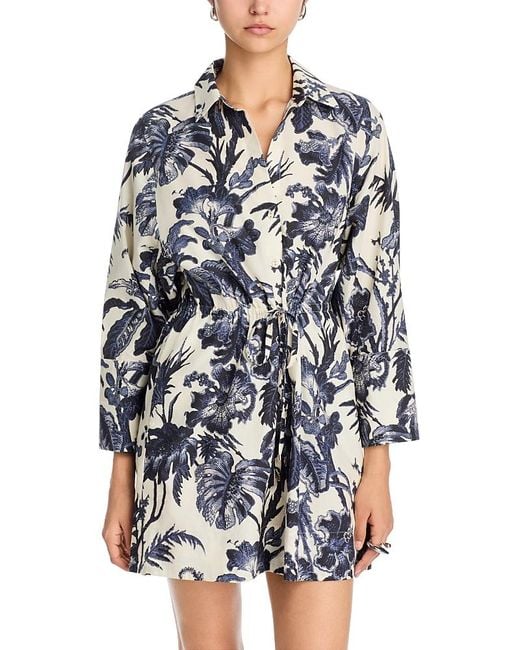 Cara Cara Women's Blue Henry Dress