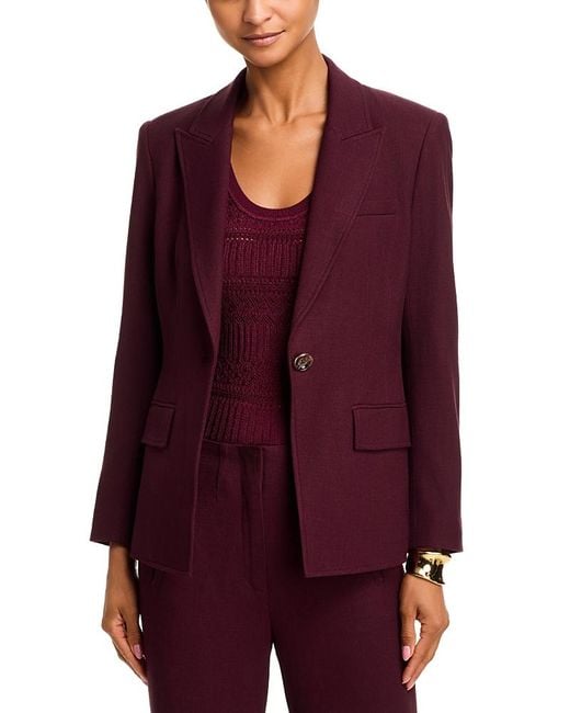 Veronica Beard Purple Isaac Dickey Jacket
