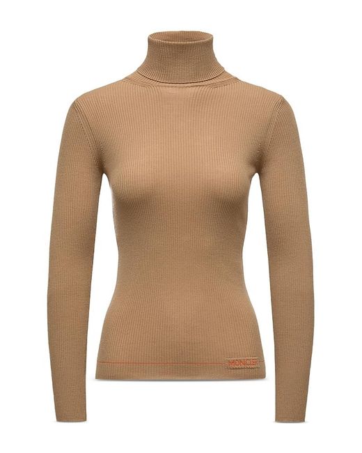 Moncler Brown Wool Turtleneck Sweater