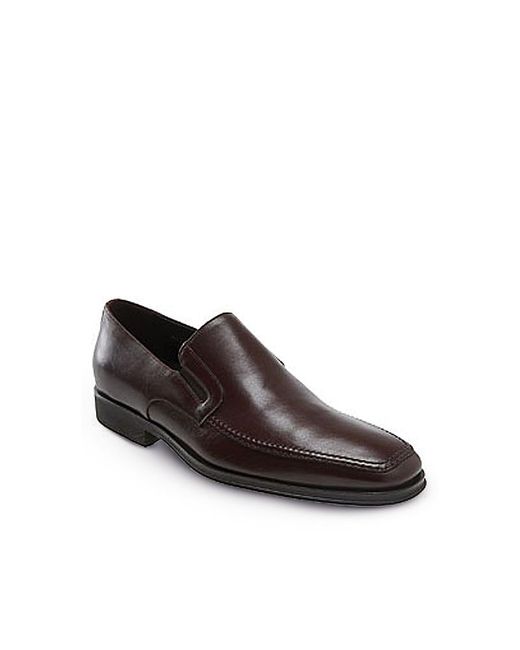 Bruno Magli Brown Raging Slip On Loafers for men