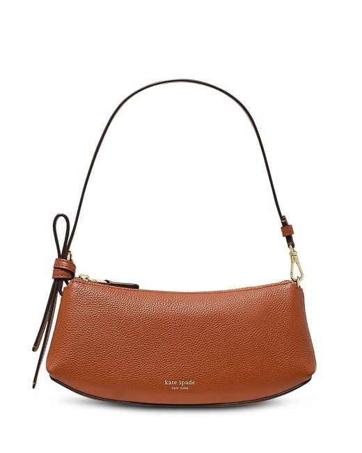 Kate Spade Brown Loop Leather Pochette