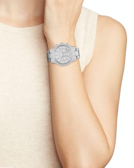 Michael Kors Ritz Three-hand Silver 
