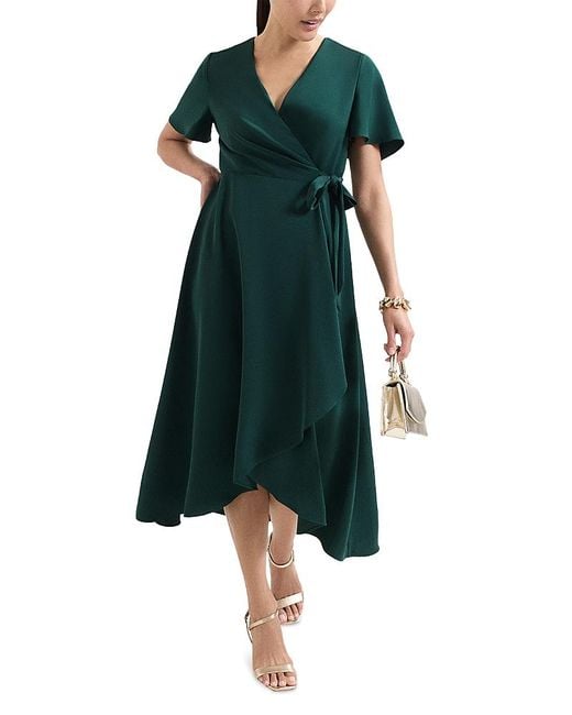 Phase Eight Julissa Wrap Dress in Green | Lyst