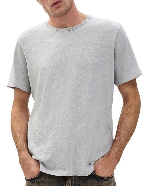 Rag & Bone Gray Classic Flame Tee for men