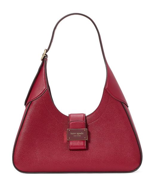 Kate Spade Red Nouveau Pebbled Small Shoulder Bag