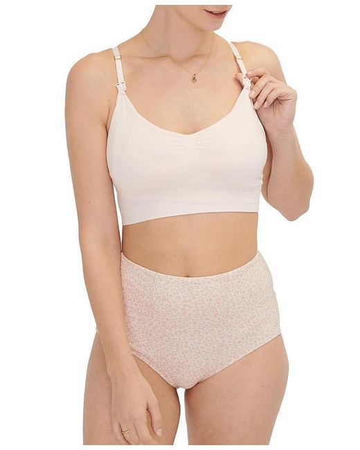 Hatch Collection White The Essential Maternity Wireless Pumping And Nursing Bra