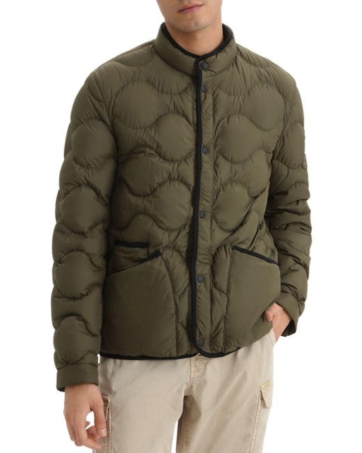 Woolrich Synthetic Slim Fit Sierra Onion Quilt Jacket in Green for Men