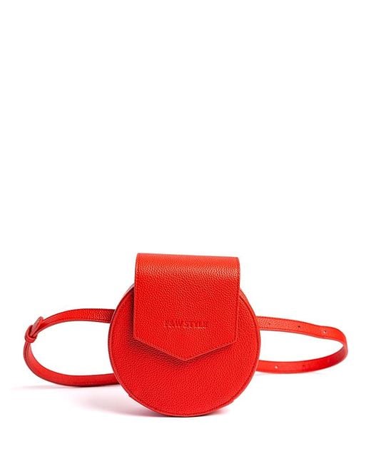 F & W Style Red Ruby Belt Bag
