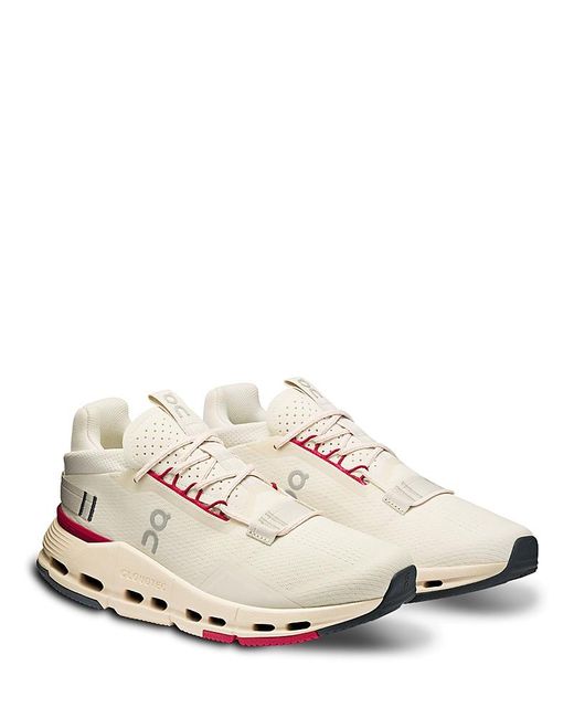 On Shoes White Cloudnova 2 Sneakers