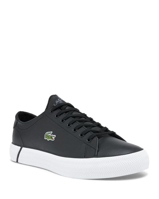 Lacoste Leather Gripshot Bl21 1 Cma Lace Up Sneakers in Black for Men ...