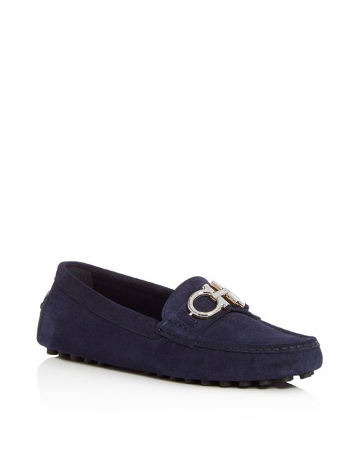 Berra Reversible Gancini Suede Drivers 