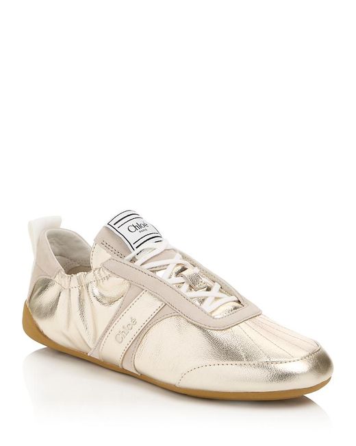 Chloé White Kick Sneakers