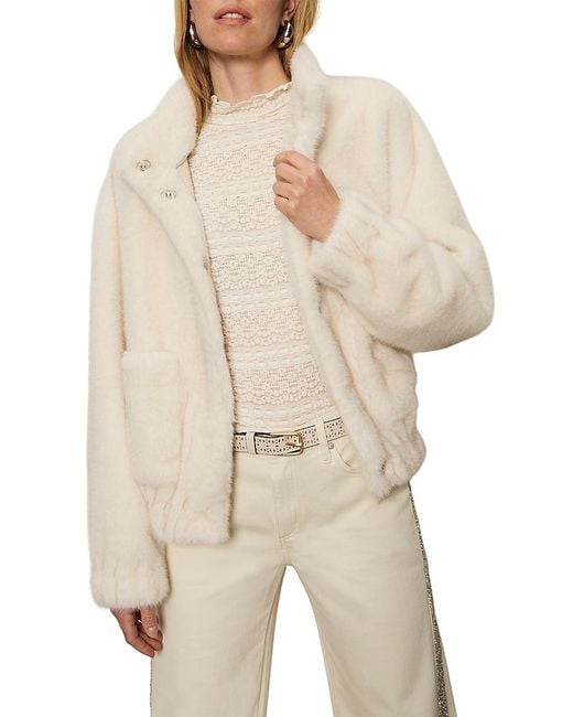 Sanctuary Natural Coco Faux Fur Jacket