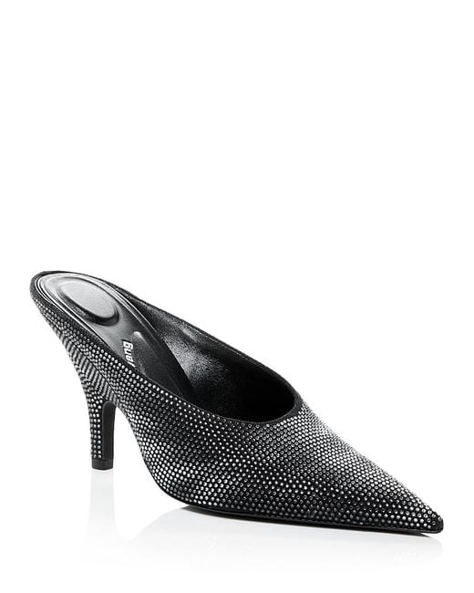 Alexander Wang Black Irina 90 Mule Pumps