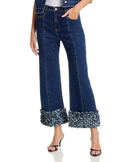 Cinq À Sept Women's Blue Petal Ethel Jeans
