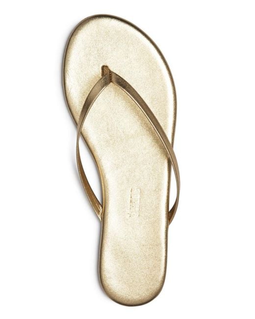 tkees gold flip flops