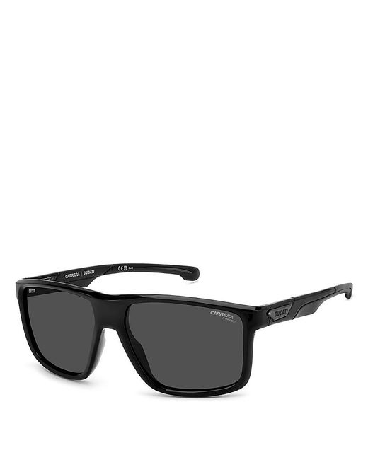 Carrera Black Carduc Rectangle Sunglasses, 60Mm for men