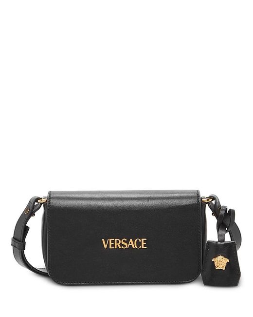 Versace Black Tag Mini Leather Shoulder Bag