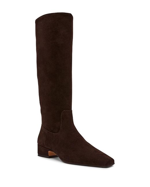 Steve Madden Pattie – Stivaletto Donna In Camoscio – Tacco Grosso – Colore Soft Brown