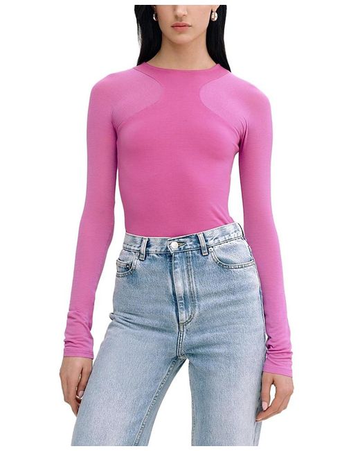MARCELLA Purple Yada Top