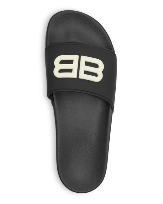 Balenciaga x Crocs Pool Slide Sandals Black Mens  677386W1S8E1000  US
