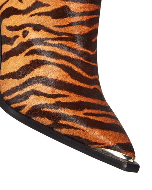 tiger print boots