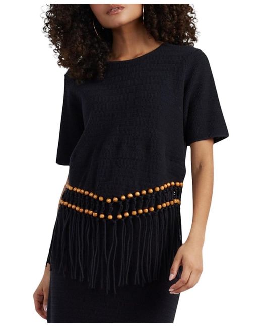 売れ筋商品|||チンティアンドパーカー カットソー トップス レディース Chinti and Parker Women's Laura Whitmore Beaded Top Black Chinti & Parker x Laura Whitmore Beaded Top | Black | FARFETCH