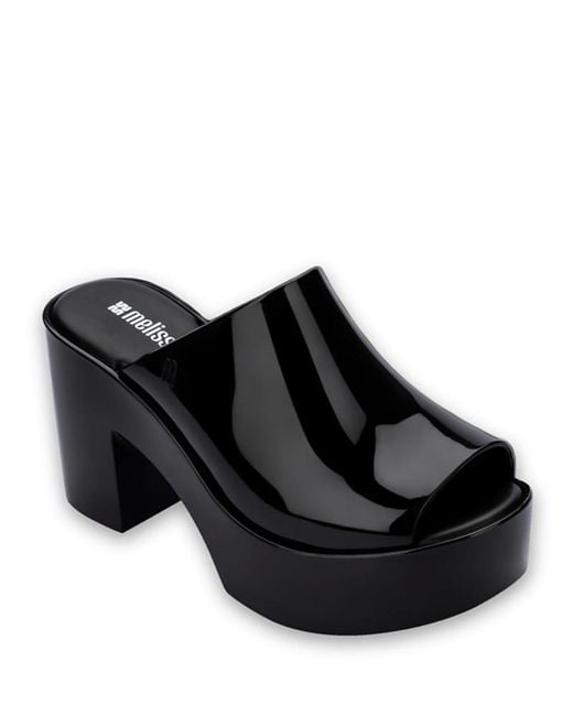 Melissa Black Mule Hype Heels