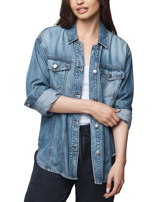 Splendid Blue Soft Denim Shacket