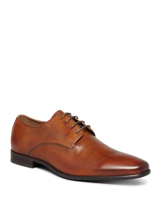 Gordon Rush Men's Manning Leather Plain Toe Derbys in Cognac (Brown) for Men - Lyst