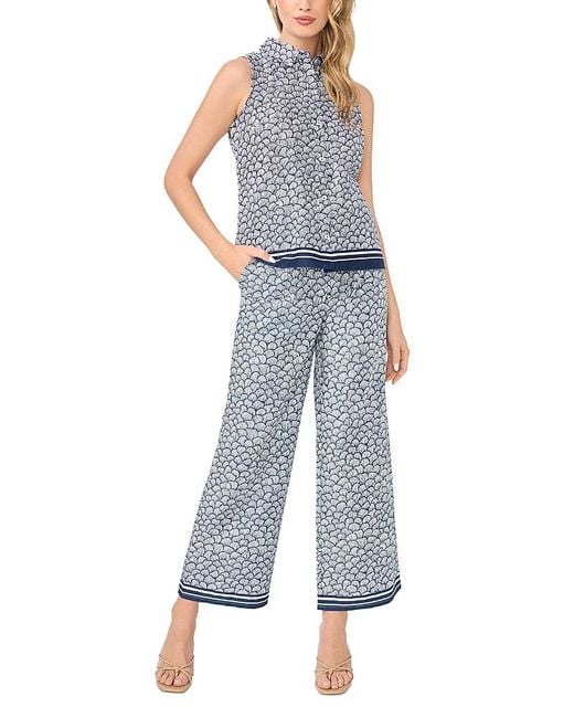 Cece Blue Pull On Pants