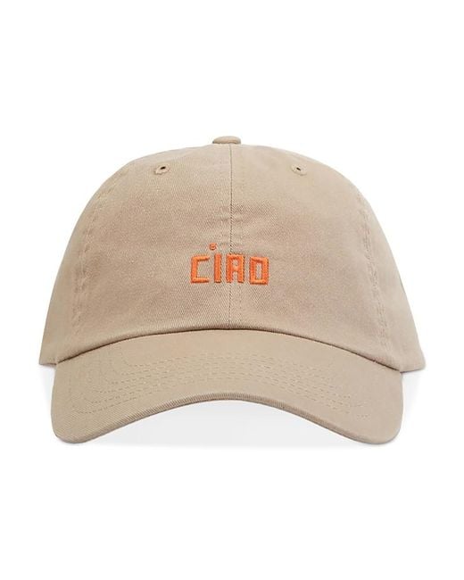Clare V. Natural Ciao Baseball Hat
