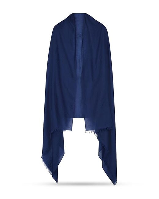 Sofiacashmere Blue Ultrafine Cashmere Wrap