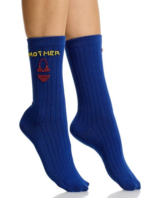 Mother Blue The Half Step Socks