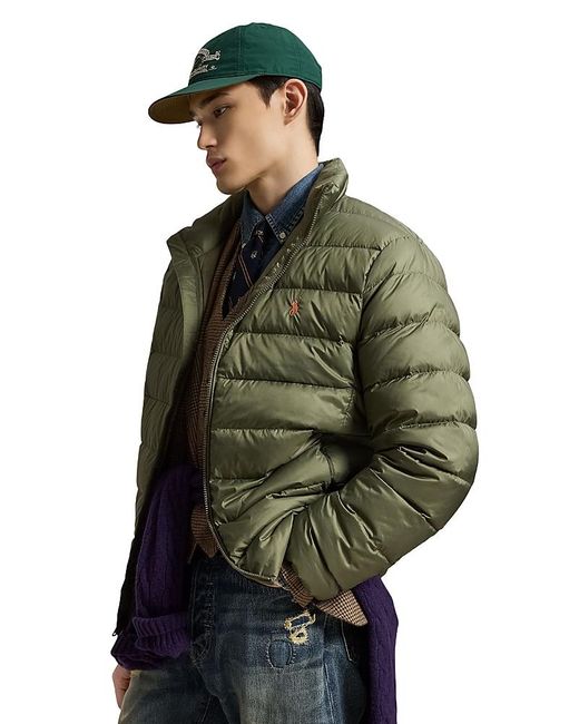 Polo Ralph Lauren Green The Colden Packable Down Jacket for men