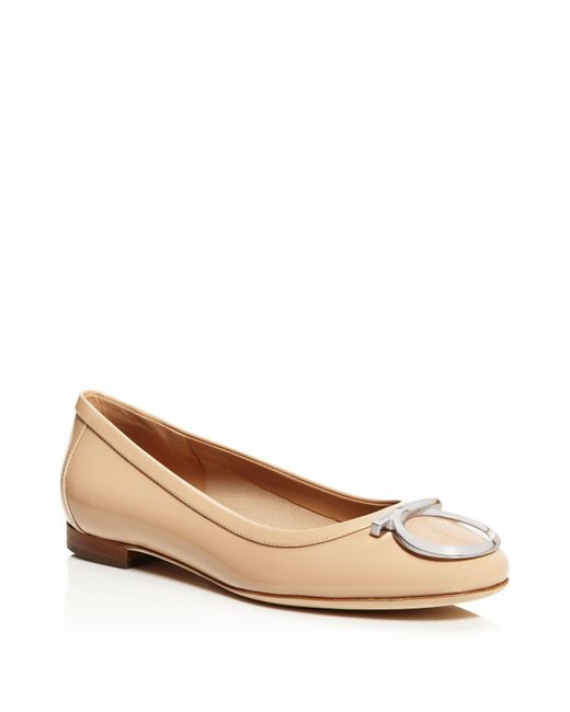 ferragamo gancini ballet flat