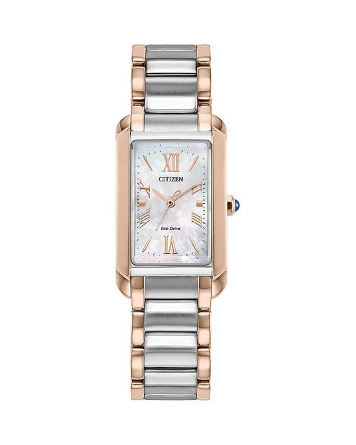 Citizen Orologio Uomo Classic Modern Eco Drive - Quadrante Bianco, Bracciale In Acciaio, 38mm - 2