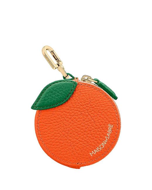 Maison De Sabre Orange The Sabremoji Fruit Coin Purse