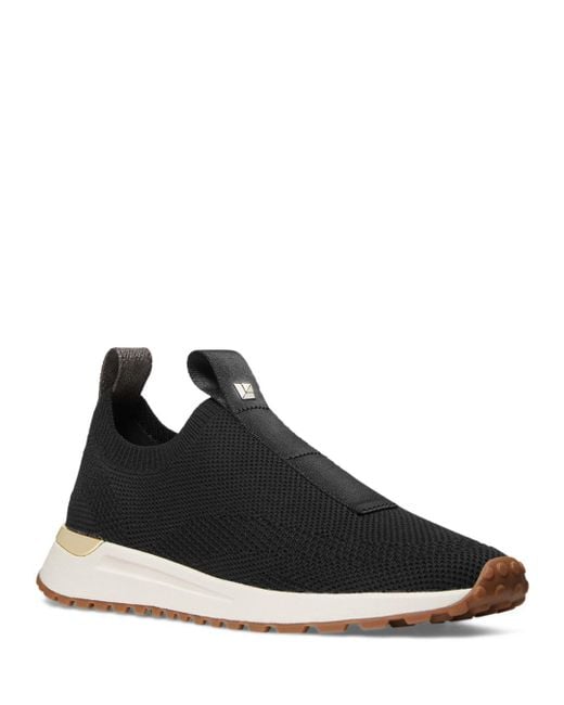 michael kors black slip on trainers