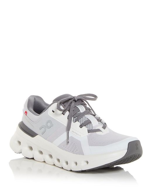 On Shoes White Cloudrunner 2 Running Sneakers