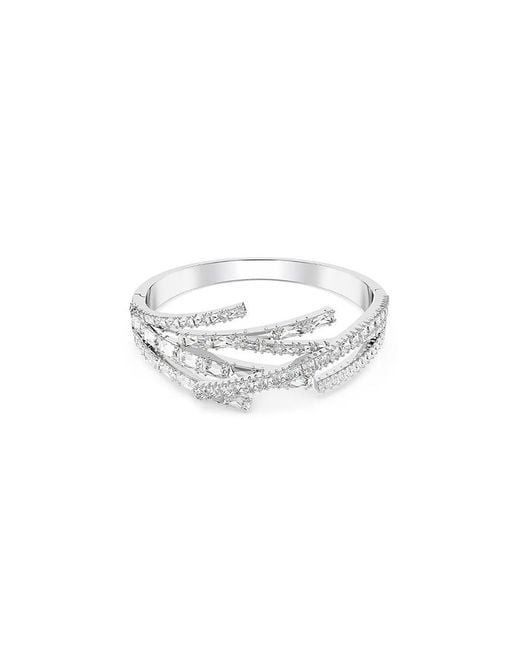 Swarovski White Matrix Bangle Bracelet