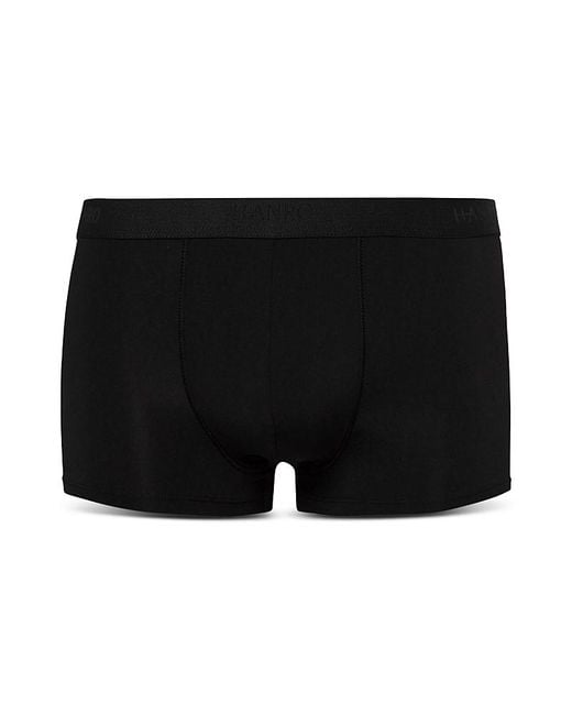 Hanro Blue Micro Touch Boxer Briefs for men