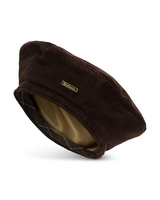 Barbour Black Overton Beret Cap