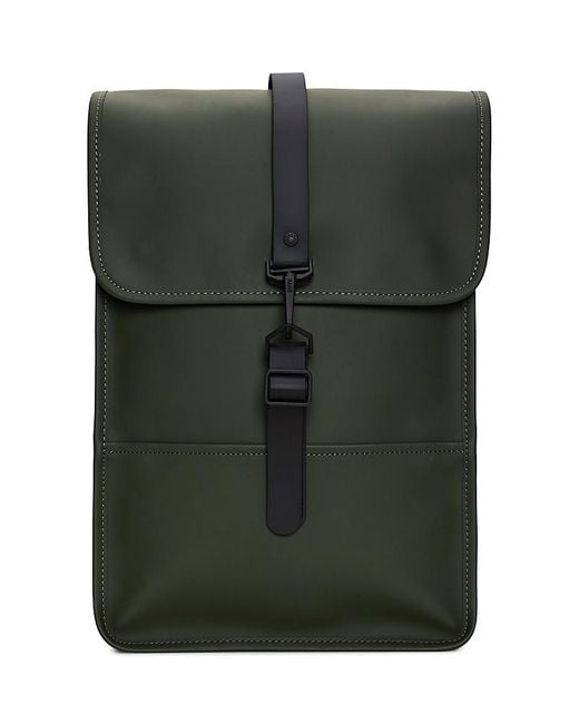 Rains Green Waterproof Mini Backpack