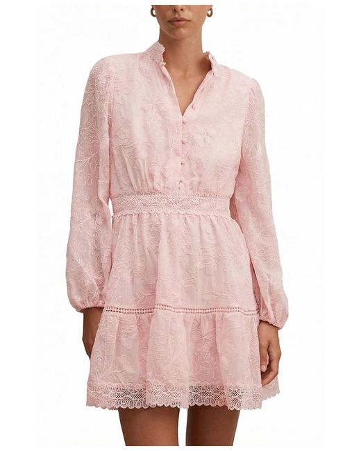 evernew pink dress Ever New - Maxi Dress - Women - Linen/Rayon - 2 US