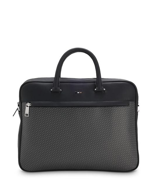 Boss Black Ray Mini Document Case for men