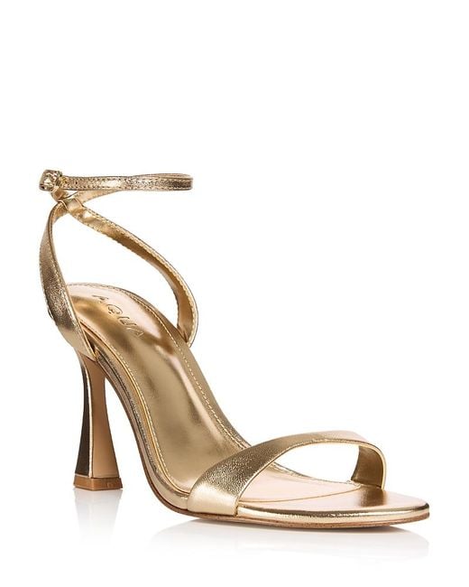 Aqua Metallic Devon Sandals