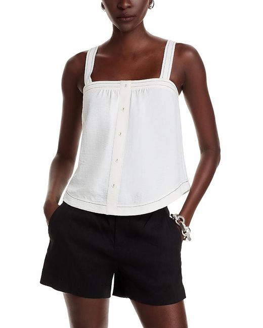 Ramy Brook White Maisey Top
