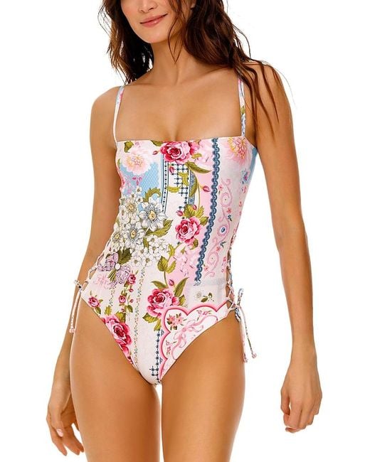 Agua Bendita White Mariel Meraki One Piece Swimsuit